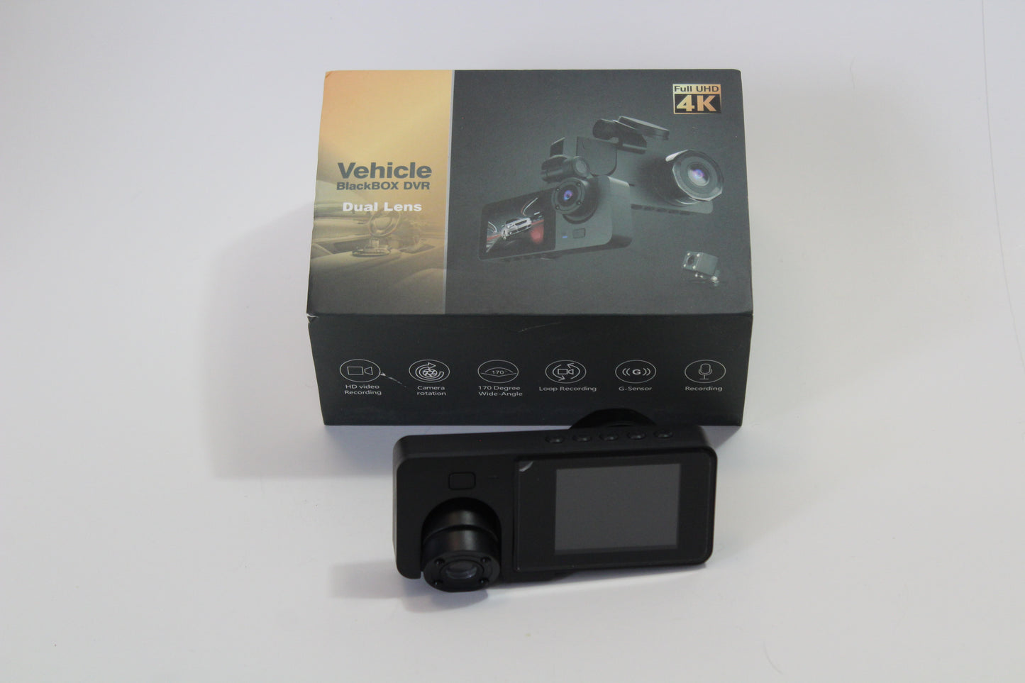 4K Blackbox DVR Dual Lens Camera System