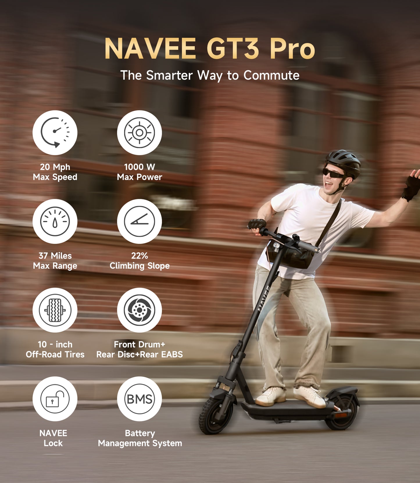 NAVEE GT3 Pro Electric Scooter