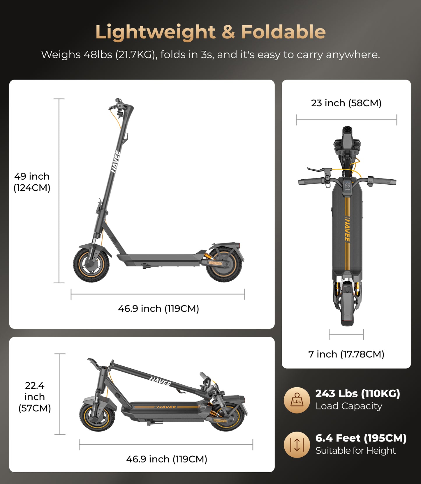 NAVEE GT3 Pro Electric Scooter