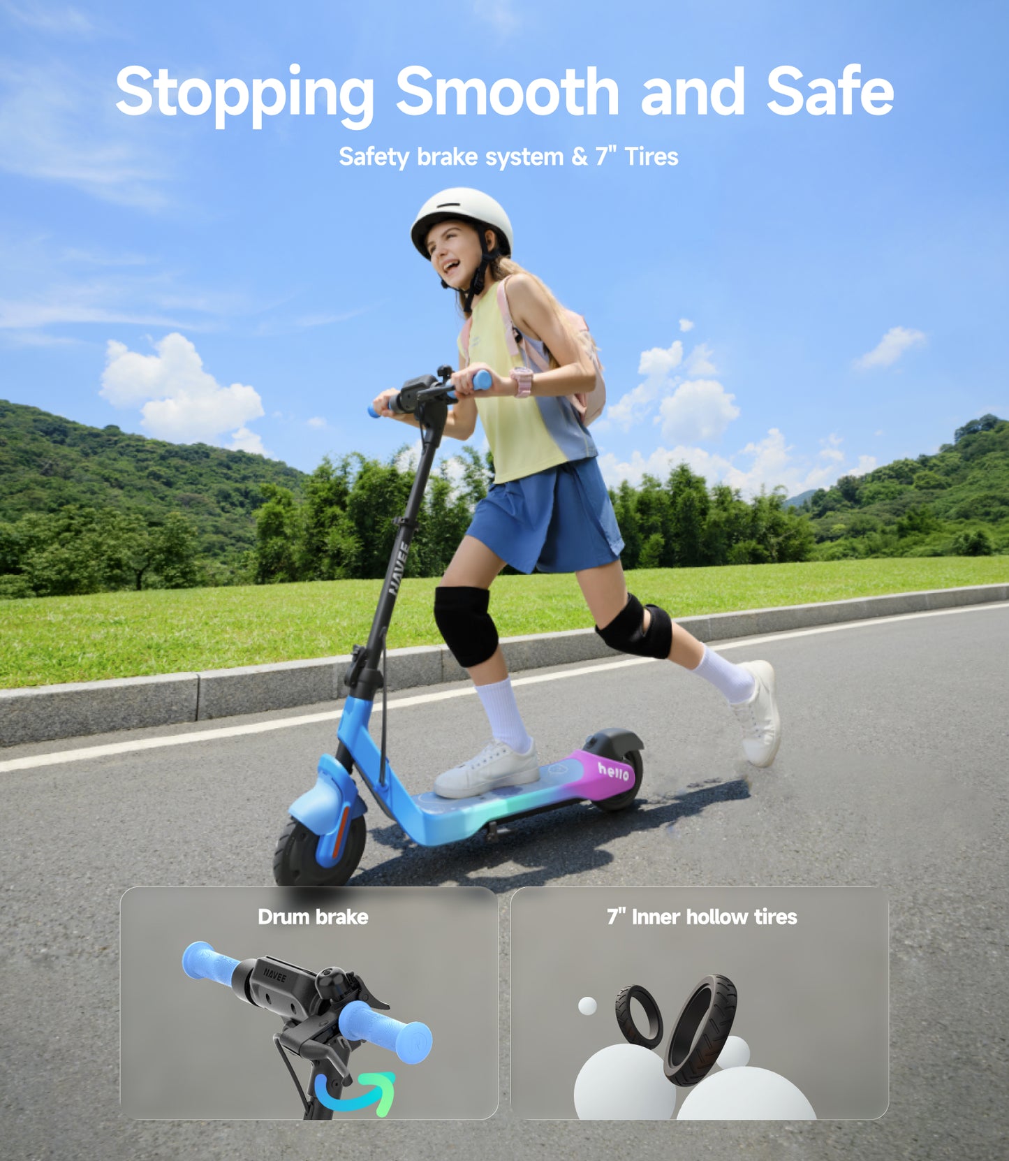 NAVEE K100 Max Smart Kids Electric Scooter