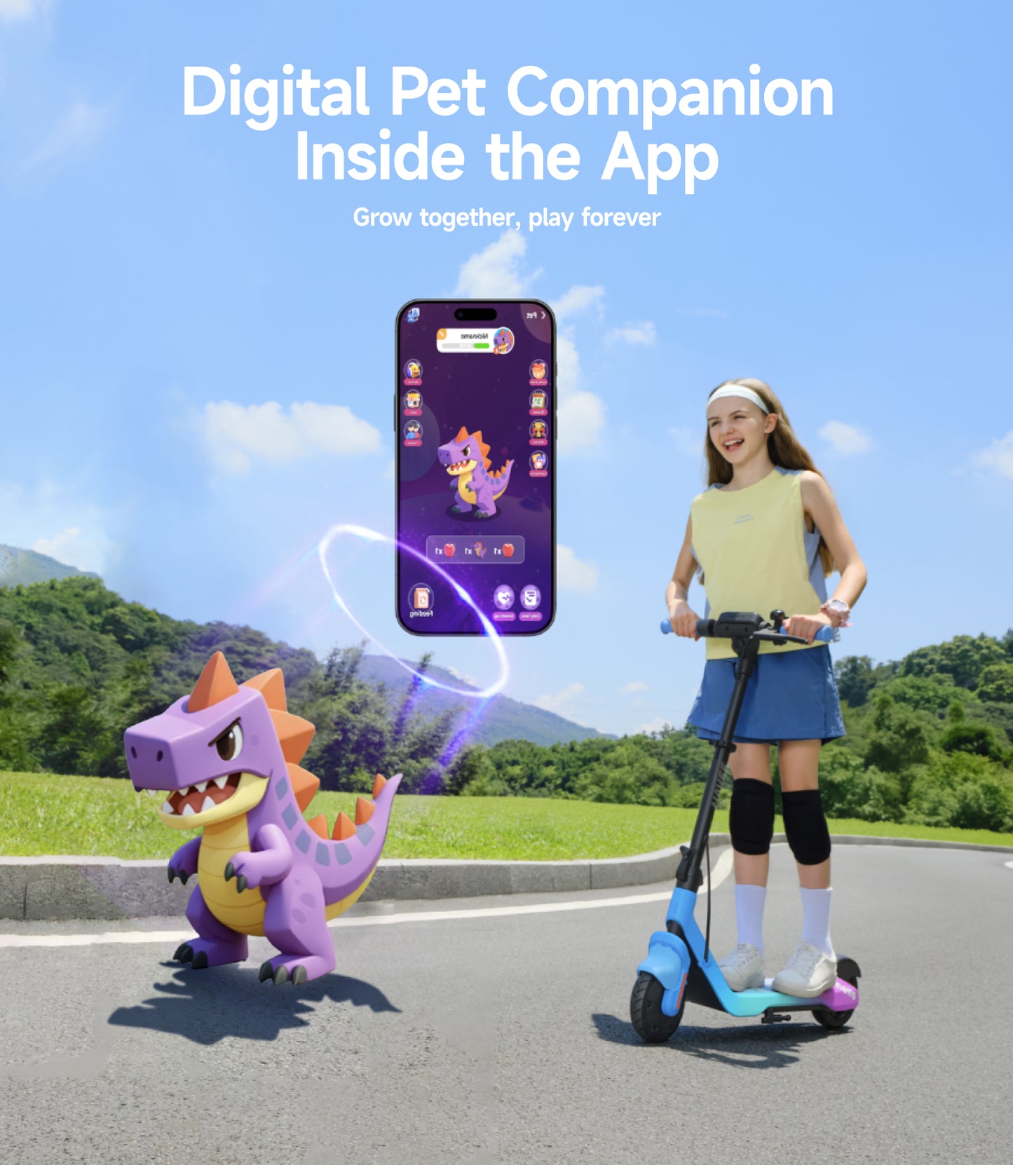 NAVEE K100 Max Smart Kids Electric Scooter