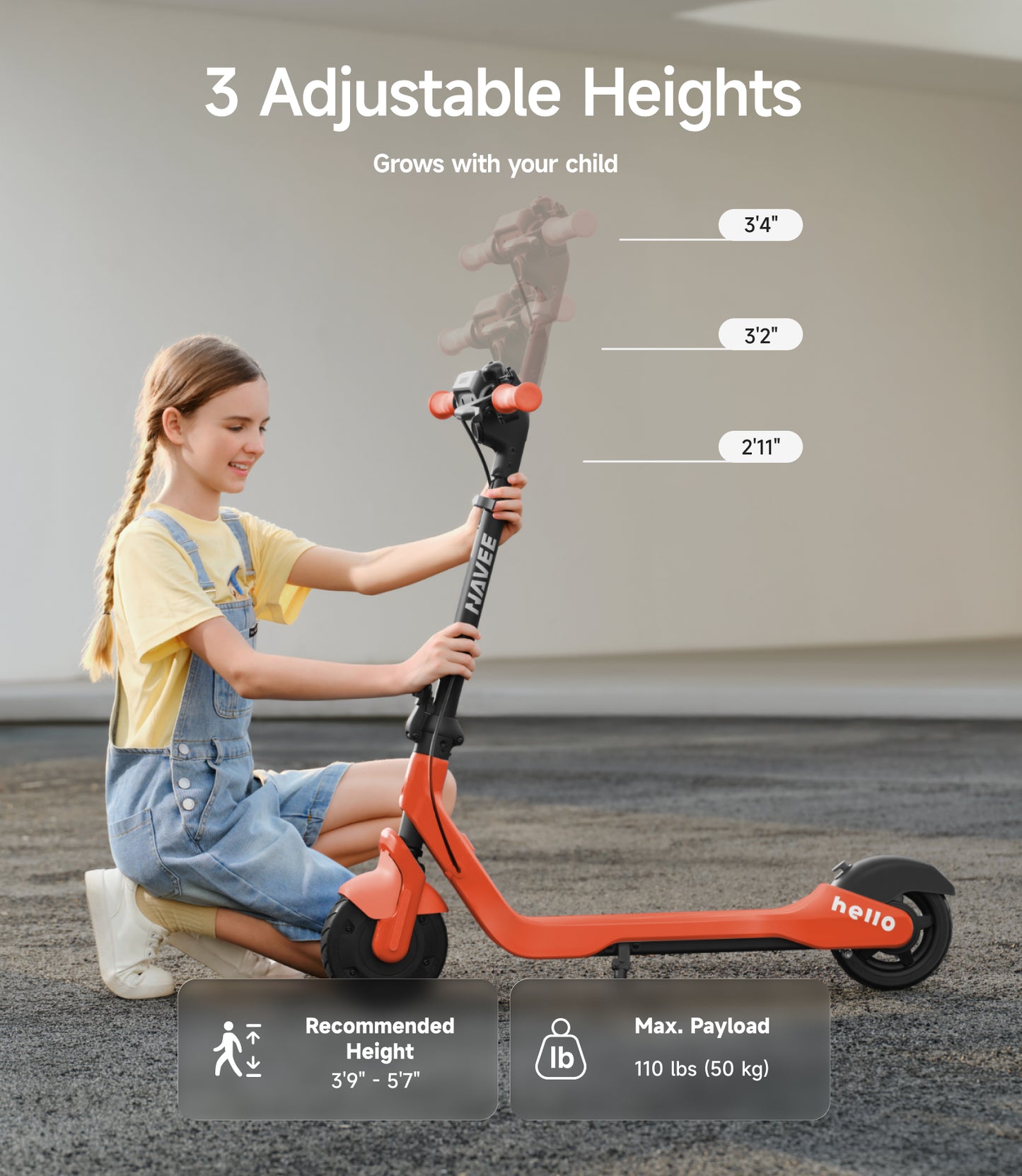 NAVEE K100 Pro Smart Kids Electric Scooter