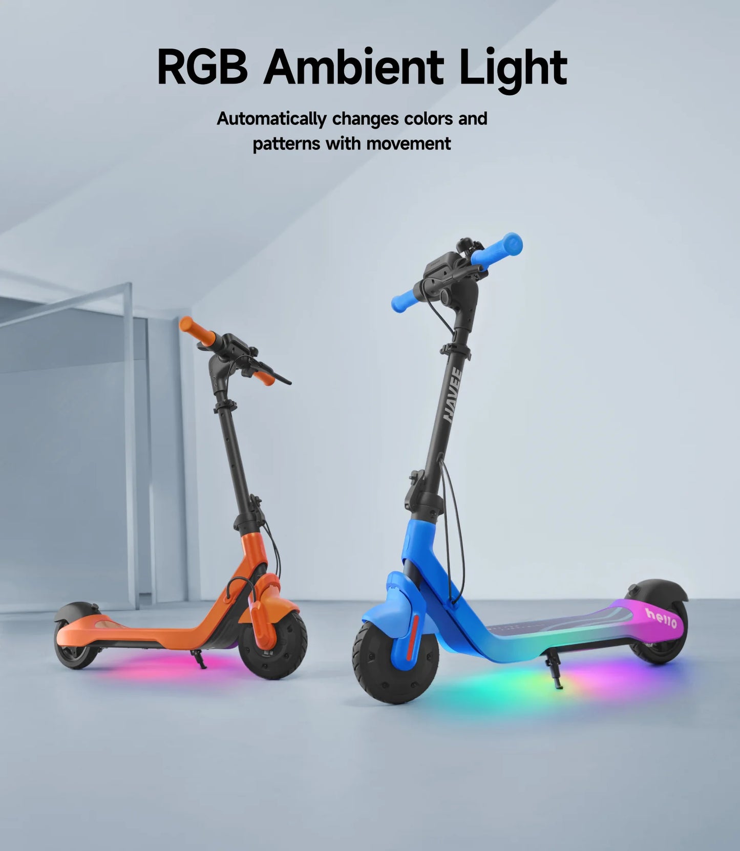 NAVEE K100 Pro Kids Electric Scooter | 130w 9.9mph